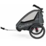 Qeridoo Qupa2 Sykkelvogn, Grey, Max 60kg