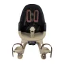 Qibbel Air Front Barnehåndtak Sykkelsete, Black / cappuccino, Max 22kg