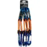 Qi'roc Elektra Mix Poliamida Recto+curvo Clip+poliamida 16/25x110 Mm Karabinkrok 5 Enheter, Blue / grey, One Size