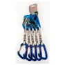 Qi'roc Elektra Mix Recto+curvo Clip+exprés Dyneema 12x120 Mm+mini Karabinkrok 5 Enheter, Blue, One Size