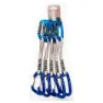 Qi'roc Elektra Mix Recto+curvo Clip+exprés Dyneema 12x170 Mm+mini Karabinkrok 5 Enheter, Blue, One Size