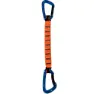 Qi'roc Elektra Poliamida Set Recto+curvo+poliamida 16/25x250 Mm Karabinkrok, Blue / grey, One Size