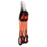 Qi'roc Racing Straight/curve+express Dyneema 12x170 Mm+mini Karabinkrok 5 Enheter, Black / orange, One Size
