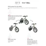 Qplay 3 In 1 Miniby 14´´ Sykkel, Black, One Size, Barnesykkel
