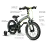 Qplay 3 In 1 Miniby 14´´ Sykkel, Black, One Size, Barnesykkel