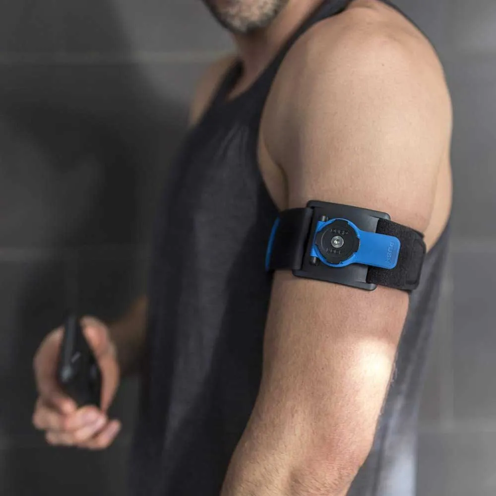 Quad Lock Armbånd unisex, Black / blue, One Size