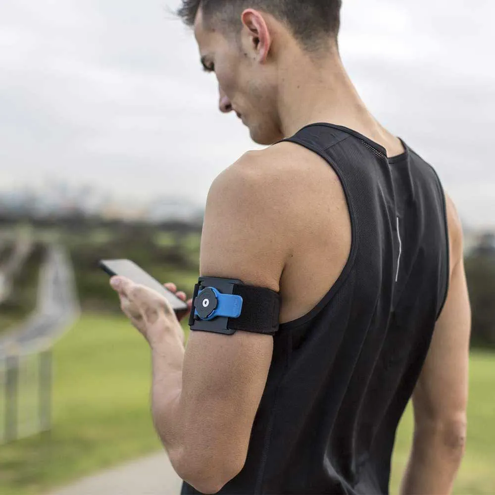 Quad Lock Armbånd unisex, Black / blue, One Size