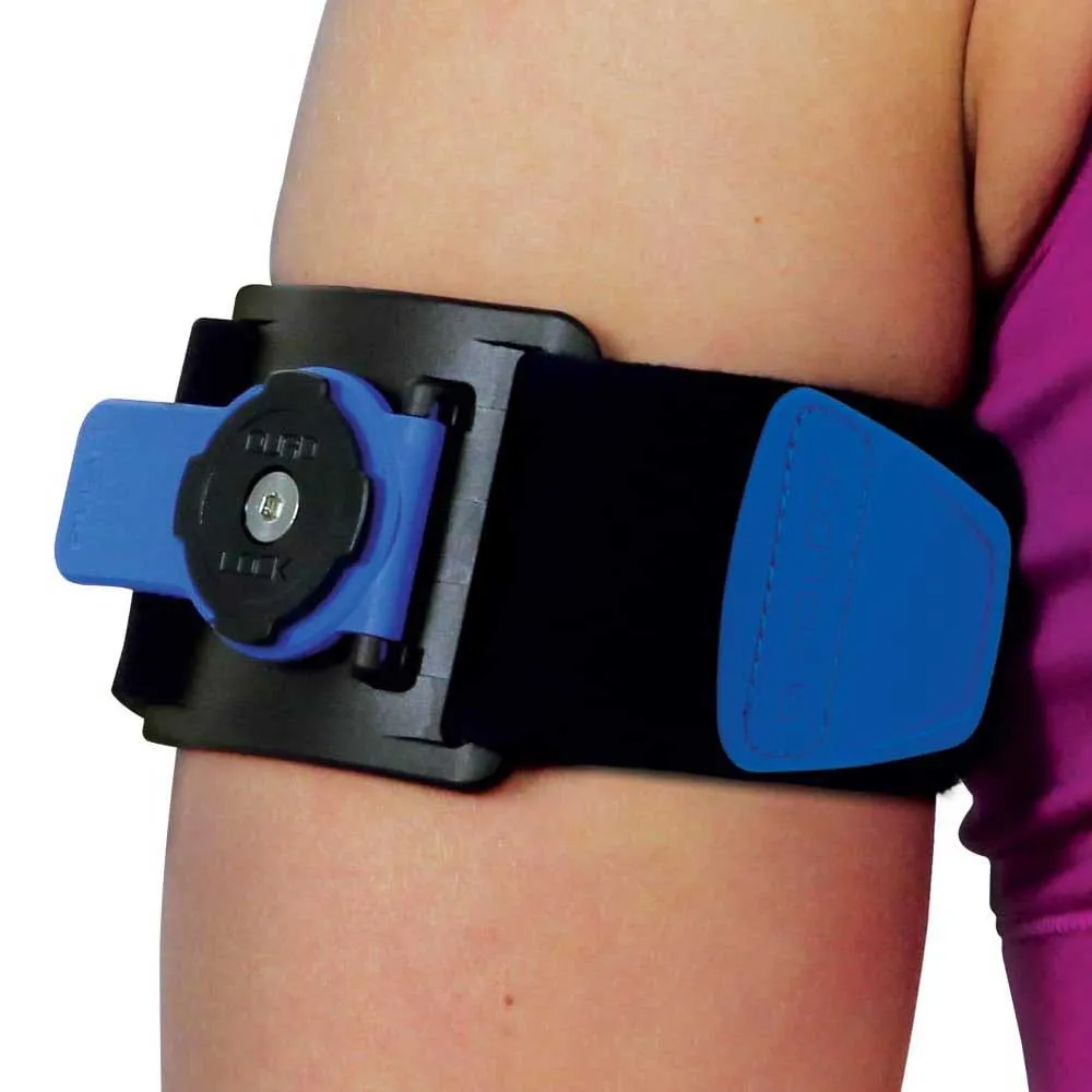 Quad Lock Armbånd unisex, Black / blue, One Size