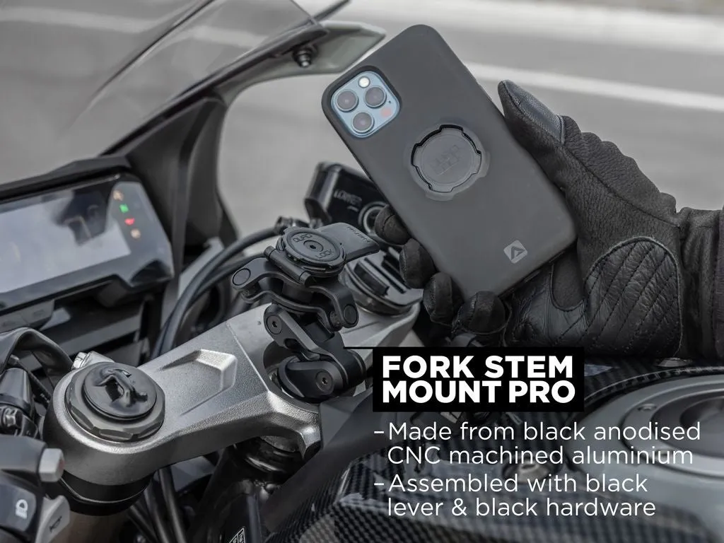 Quad Lock Motorcycle Fork Stem Pro Mount Quad Lock Motorcycle Fork Stem Pro Mount
