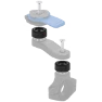 Quad Lock Motorcycle Spacer Twin Pack