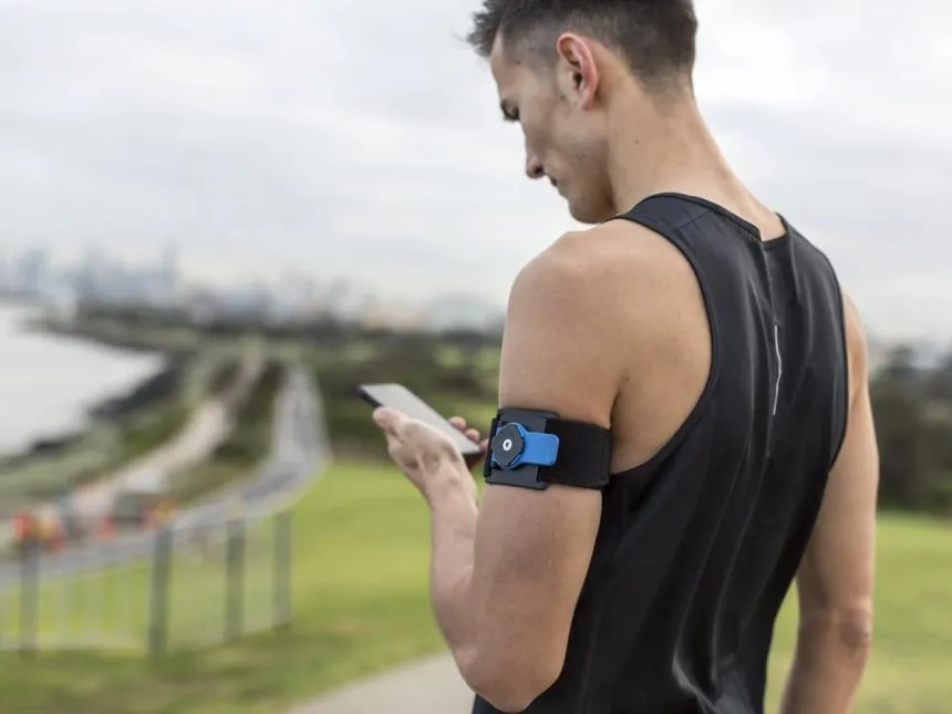 Quad Lock Sports Armband, Black, One Size