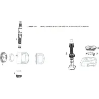 Quarq Tyrewiz Zipp 3zero Moto Batteriluke + Ventil