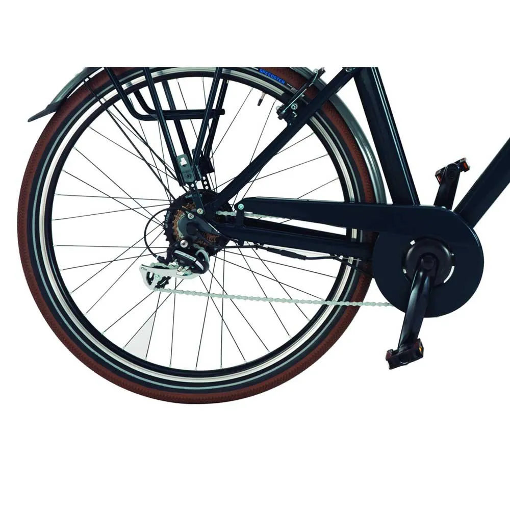 QÜer Ebike Manhattan 28´´ Elektrisk Sykkel, Black, One Size, 468Wh, Elsykkel