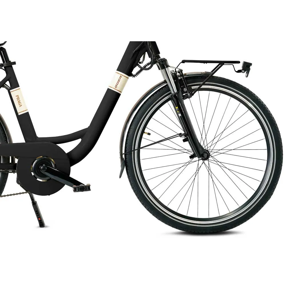 QÜer Praga 26´´ Elektrisk Sykkel, Black, One Size, 468Wh, Elsykkel QÜer Praga 26´´ Elektrisk Sykkel, Black, One Size, 468Wh, Elsykkel