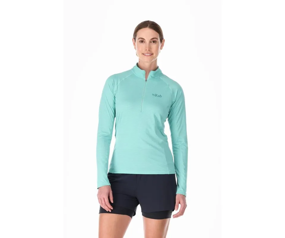 Rab Sonic LS Zip Women, Meltwater Rab Sonic LS Zip Women, Meltwater