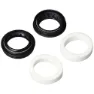 RacingBros Boxxer/lyrik Lycan Wiper Rock Shox/fox/magura/manitou Gaffeltetningssett, Black / white, 35mm