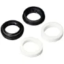 RacingBros Lycan Wiper Rock Shox Rs1 Gaffeltetningssett, Black / white, 32mm