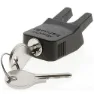 Racktime Snapit låsadapter svart, Black, One Size