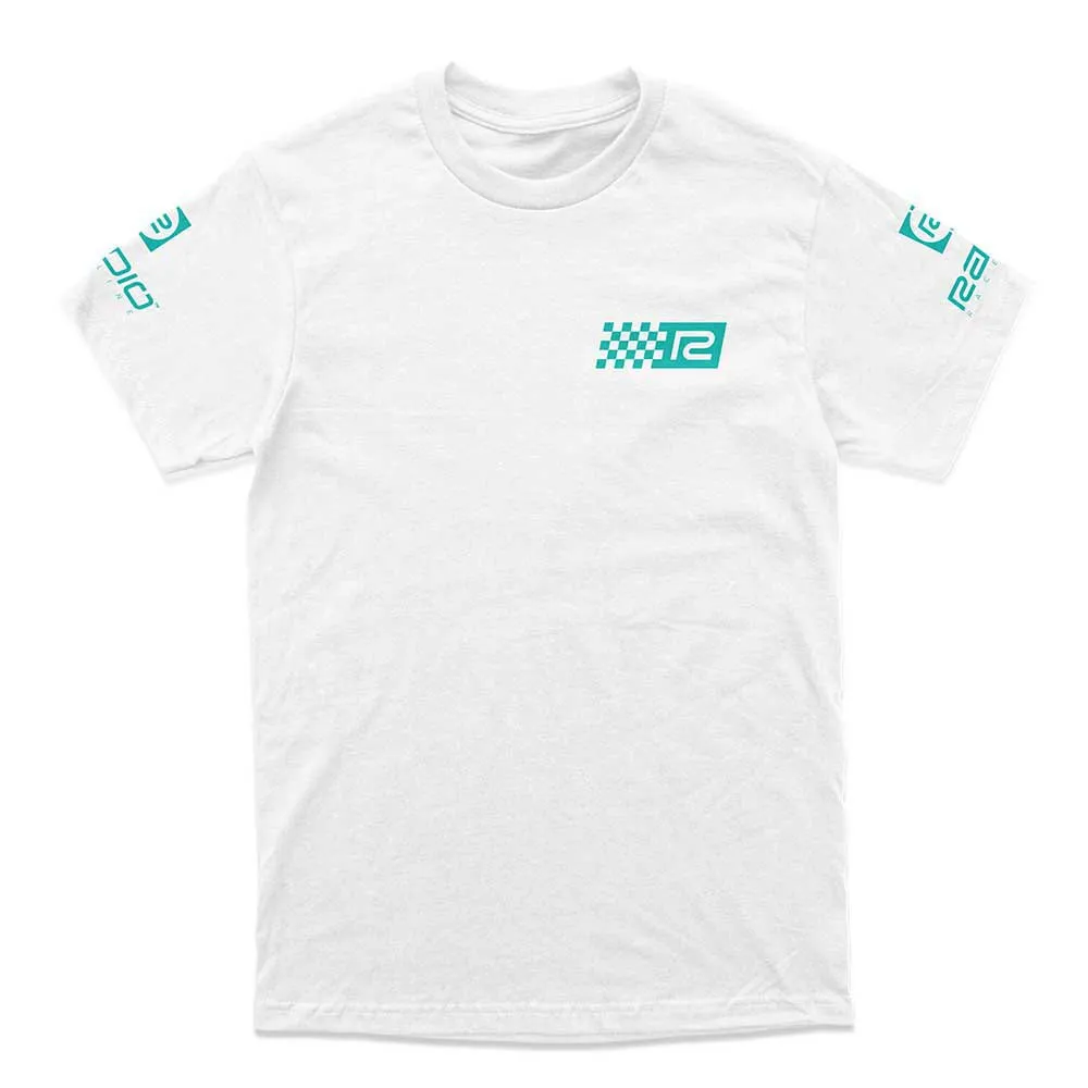 Radio Raceline Back Print Kortarmet T-skjorte