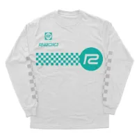 Radio Raceline Checker Langarmet T-skjorte