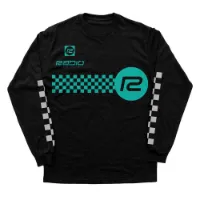 Radio Raceline Checker Langarmet T-skjorte Radio Raceline Checker Langarmet T-skjorte