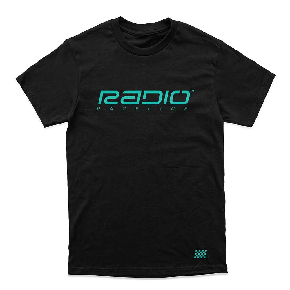 Radio Raceline Logo Kortarmet T-skjorte