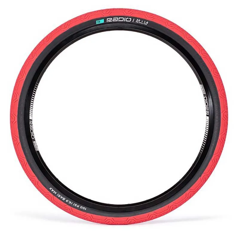 Radio Raceline Oxygen 20´´ X 1.75 Urban Stive Sykkeldekk, Red / black, 20" x 1.75 Radio Raceline Oxygen 20´´ X 1.75 Urban Stive Sykkeldekk, Red / black, 20" x 1.75