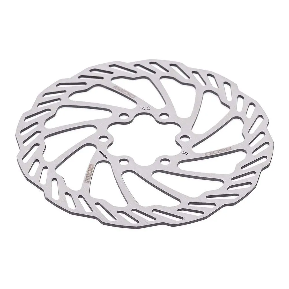 Radio Raceline Raceline Iso 6 Alloy Ring Bremsekive, Silver, 140mm