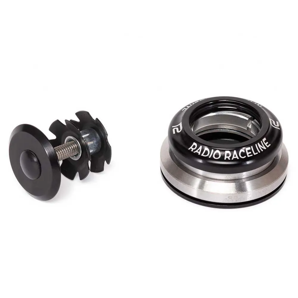 Radio Raceline Raceline Tapered Integrert Styrelager, Black, 1 1/8"-1 1/2"