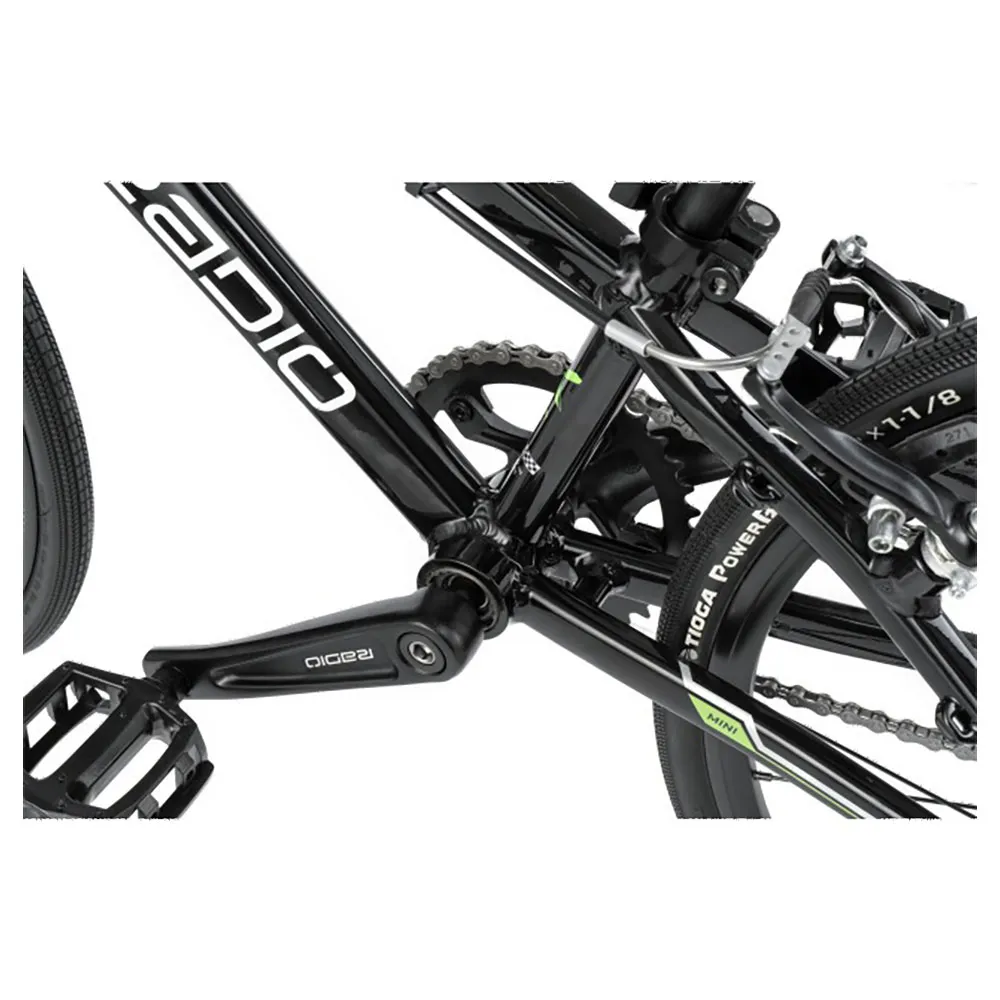 Radio Raceline Xenon Mini Bmx Sykkel, Black / green, 17.6" Radio Raceline Xenon Mini Bmx Sykkel, Black / green, 17.6"
