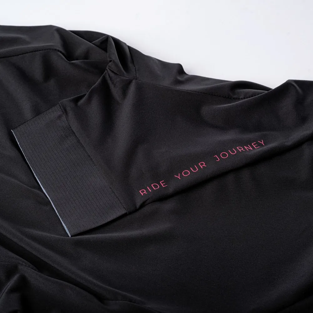 Radvik Alpha Lds Kort Ermet Trøye, Black / azalea