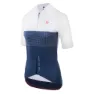 Radvik Echo Lds Kort Ermet Trøye, Medieval blue / bright white, L