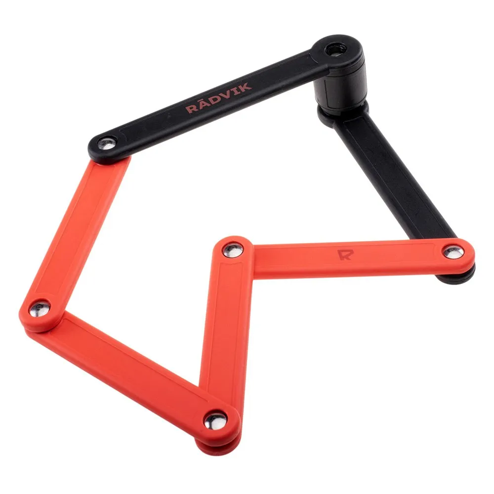 Radvik Fjordane Foldelås, Black / tangerine tango, One Size Radvik Fjordane Foldelås, Black / tangerine tango, One Size