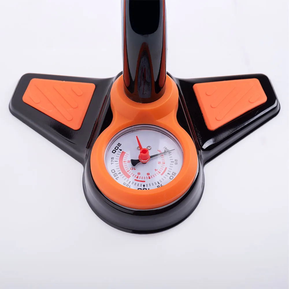 Radvik Rader Sykkelpumpe, Black, 160psi