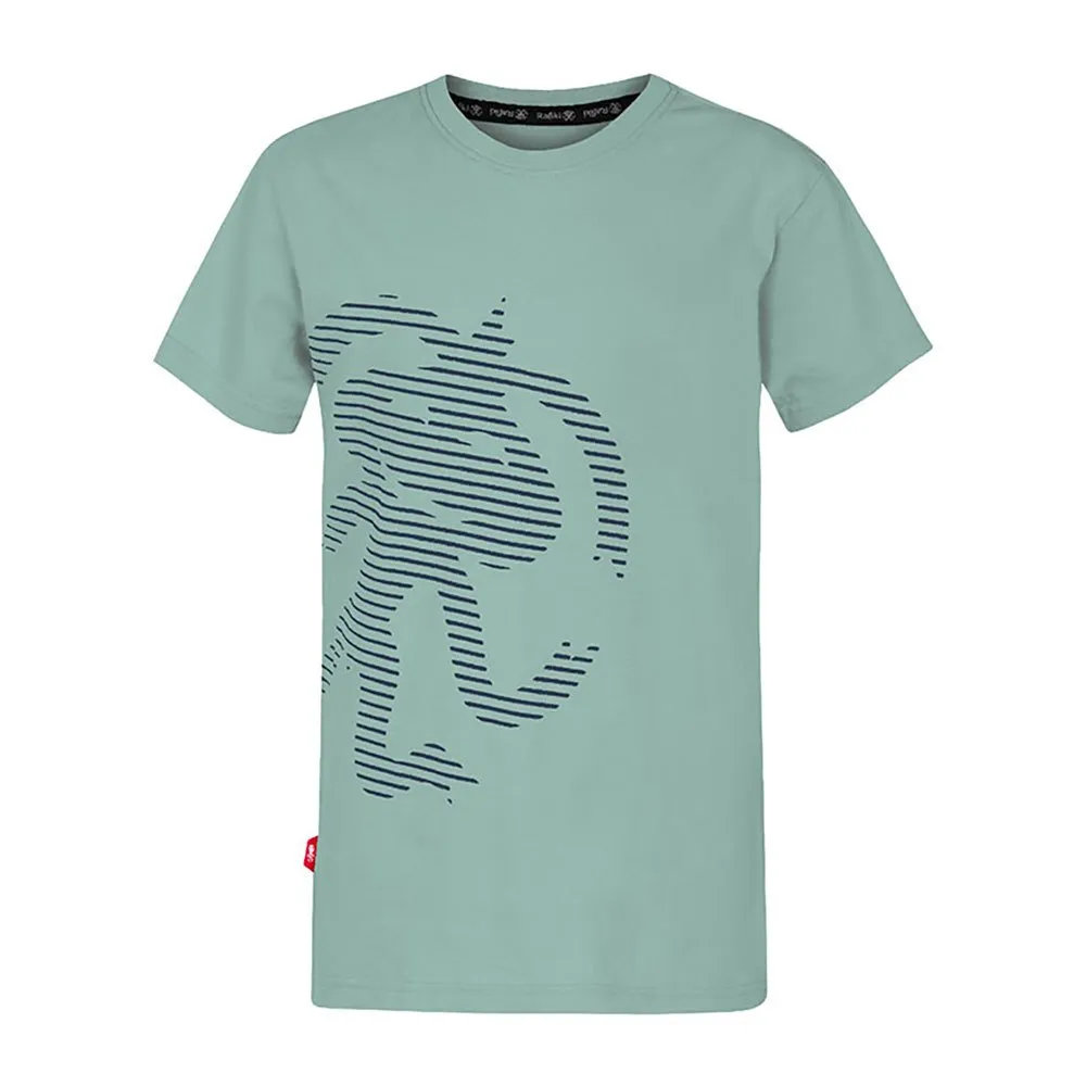 Rafiki Kailas Kortarmet T-skjorte, Eggshell blue, 140cm