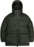 Rains Unisex Alta Long Puffer Cargo Jacket