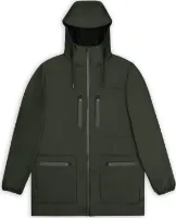 Rains Unisex Cargo Long Jacket W3