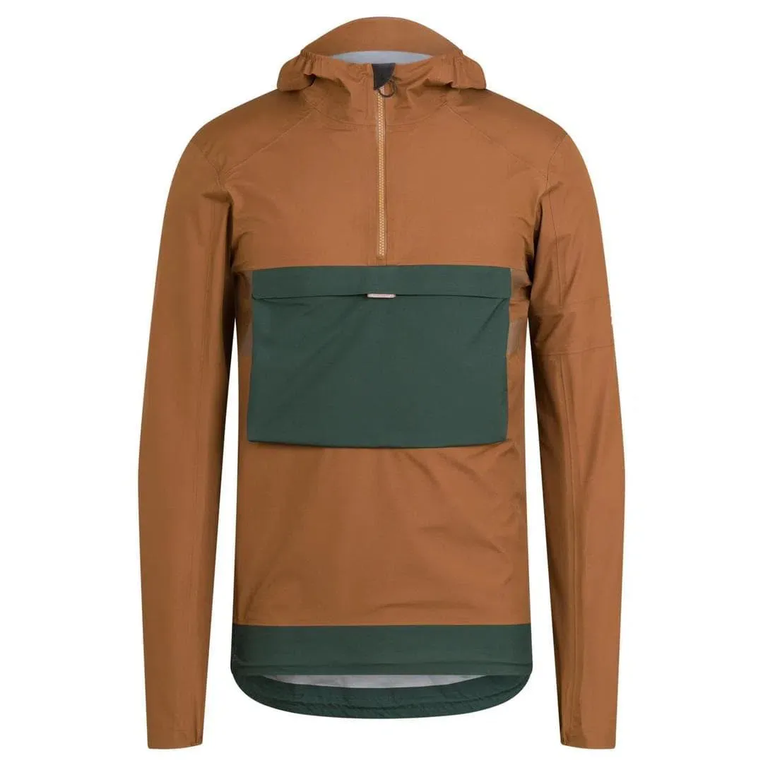 Rapha Explore Hooded GORE TEX Pullover, Brown/green