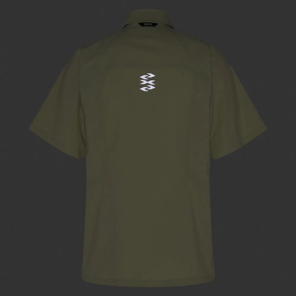 Rapha Explore Kortarmet Skjorte, Lint / aloe wash, XXL Rapha Explore Kortarmet Skjorte, Lint / aloe wash, XXL