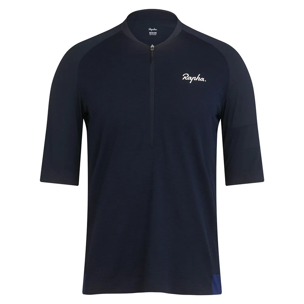Rapha Explore Zip Neck Technical Kortarmet T-skjorte