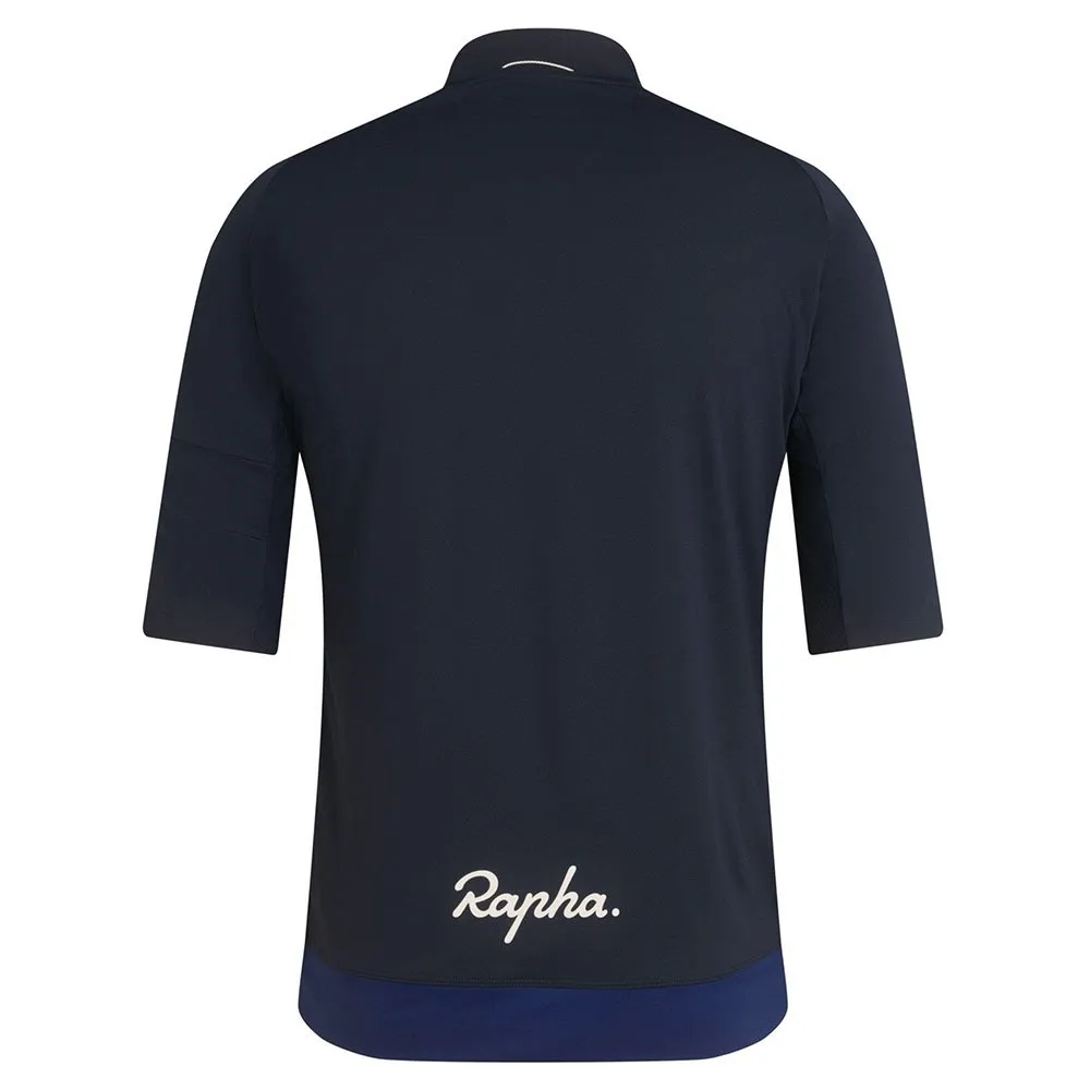 Rapha Explore Zip Neck Technical Kortarmet T-skjorte Rapha Explore Zip Neck Technical Kortarmet T-skjorte