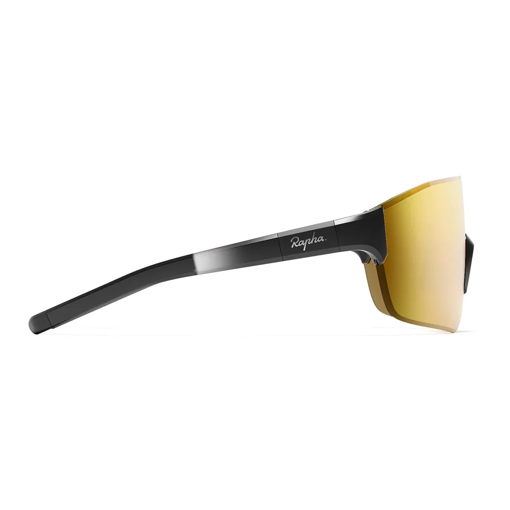 Rapha Fuori Solbriller, Black / gold, Black/CAT3 Rapha Fuori Solbriller, Black / gold, Black/CAT3