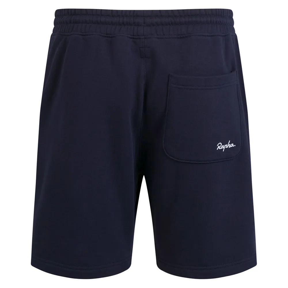 Rapha Heavyweight Cotton Shorts, Dark navy / white