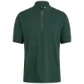 Rapha Logo Zip Polo, Dark green marl