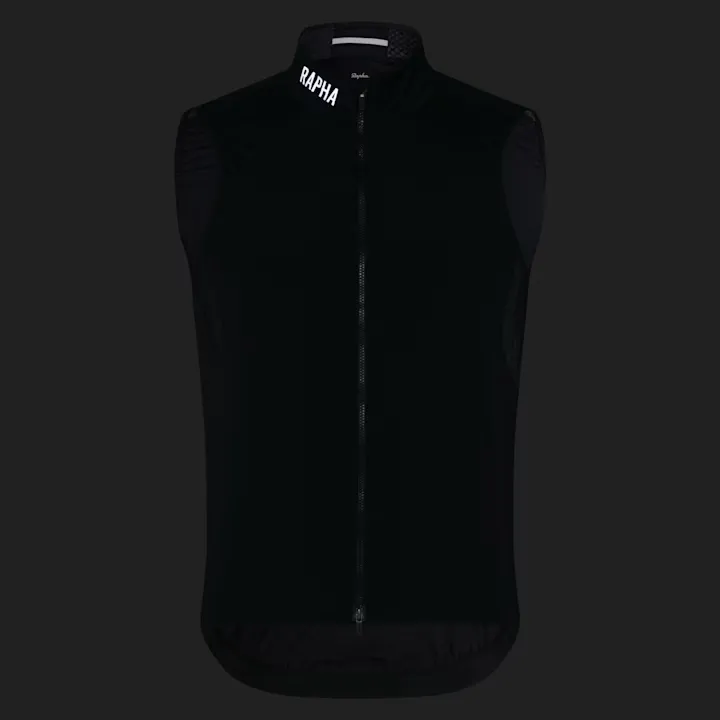 Rapha Men's Pro Team Insulated Vest, Sort Rapha Men's Pro Team Insulated Vest, Sort