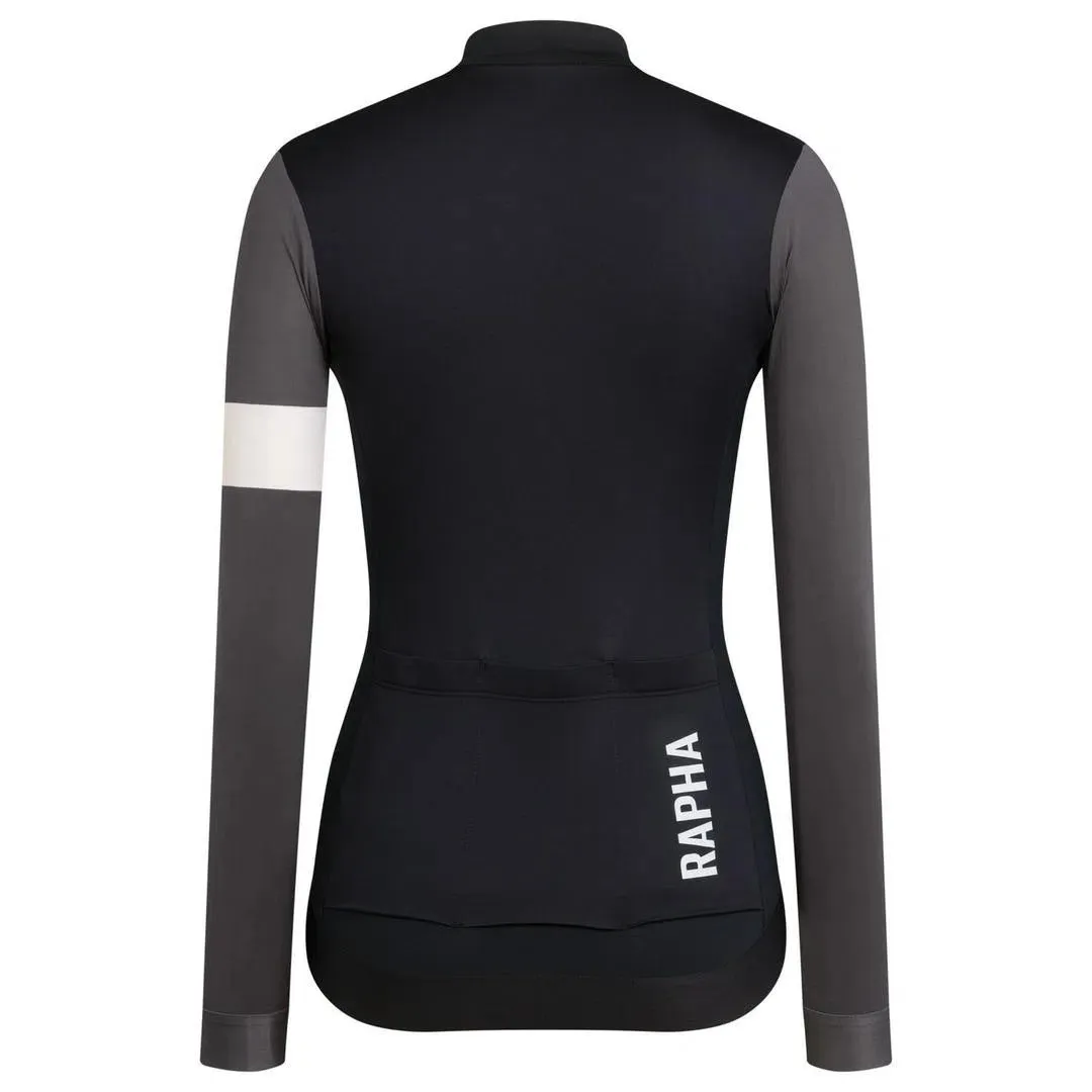 Rapha Pro Team Training Long Sleeve Women Jersey AW2023 Rapha Pro Team Training Long Sleeve Women Jersey AW2023