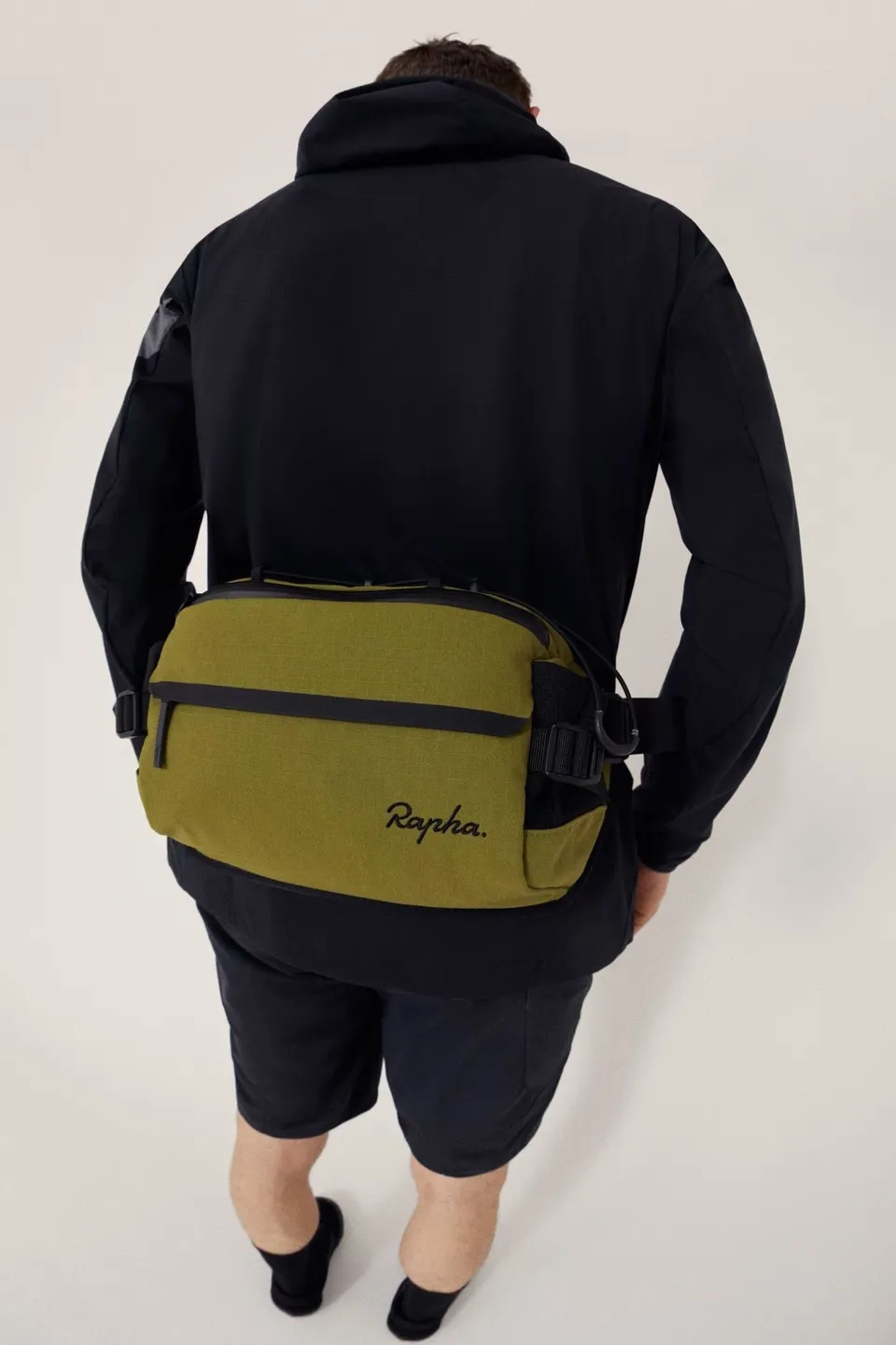Rapha Trail Hip Pack, Black / light grey, One Size