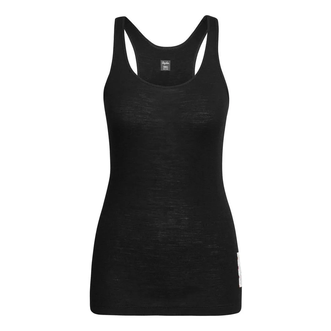 Rapha Women Merino Base Layer Sleeveless, Black