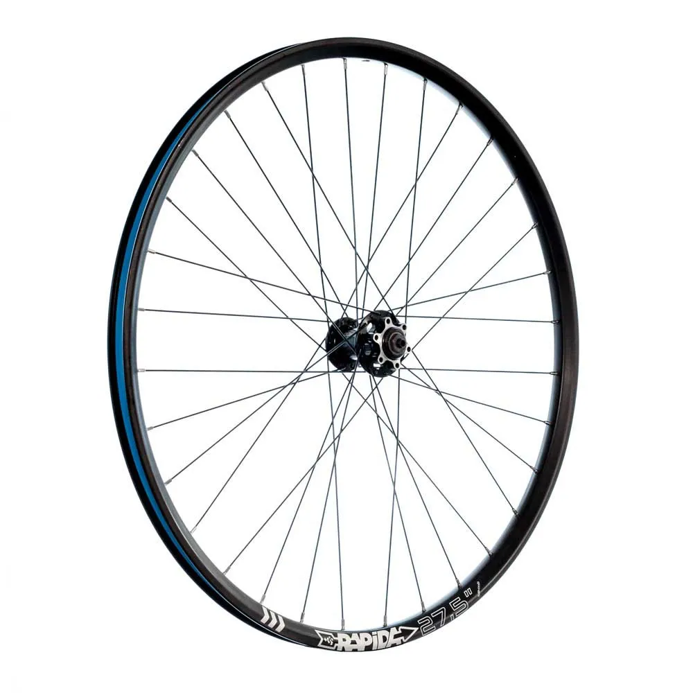 Rapida Taurus 27.5´´ Disk Terrengsykkel Forhjul, Black, One Size, One Size