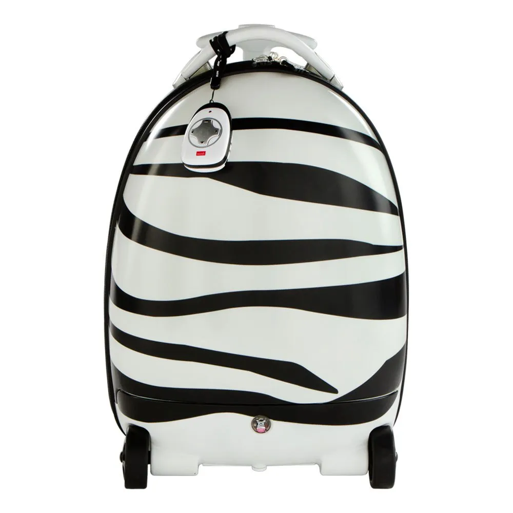 Rastar Zebra Ryggsekk Med Hjul, White / black